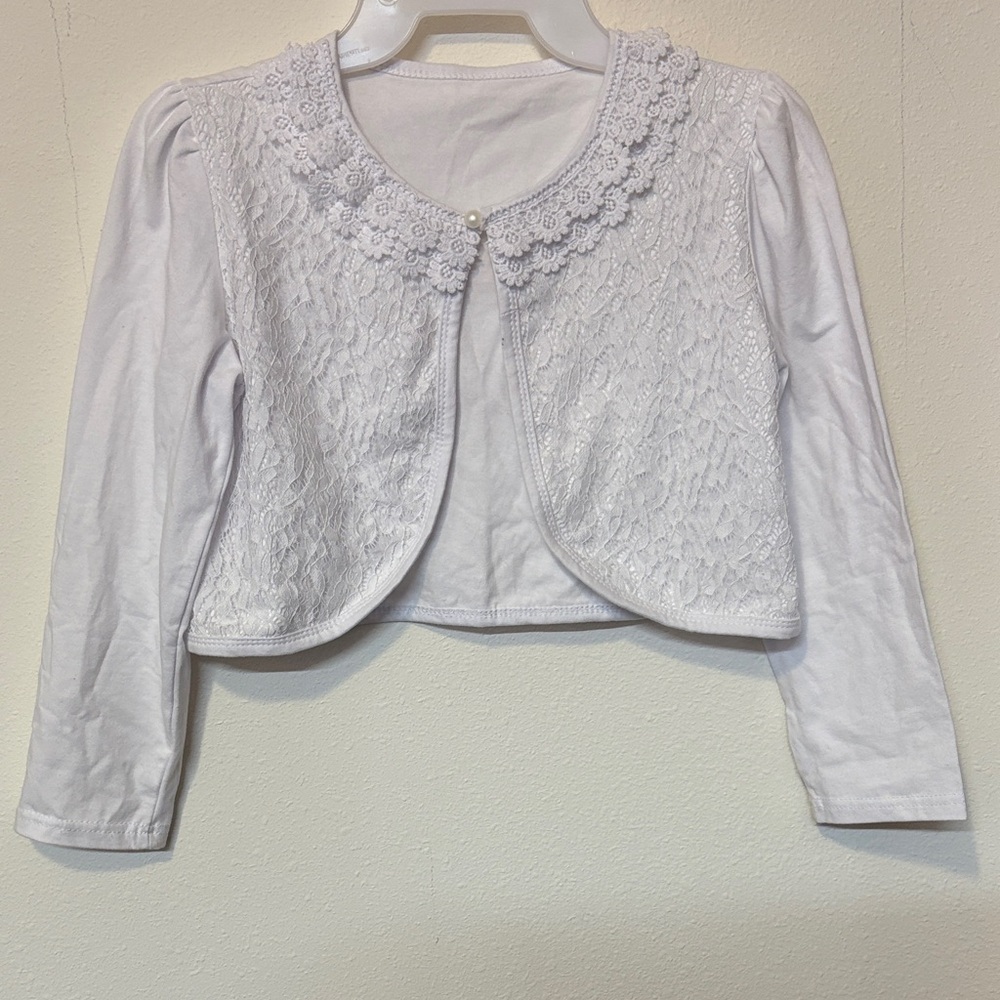 White Lace Cardigan